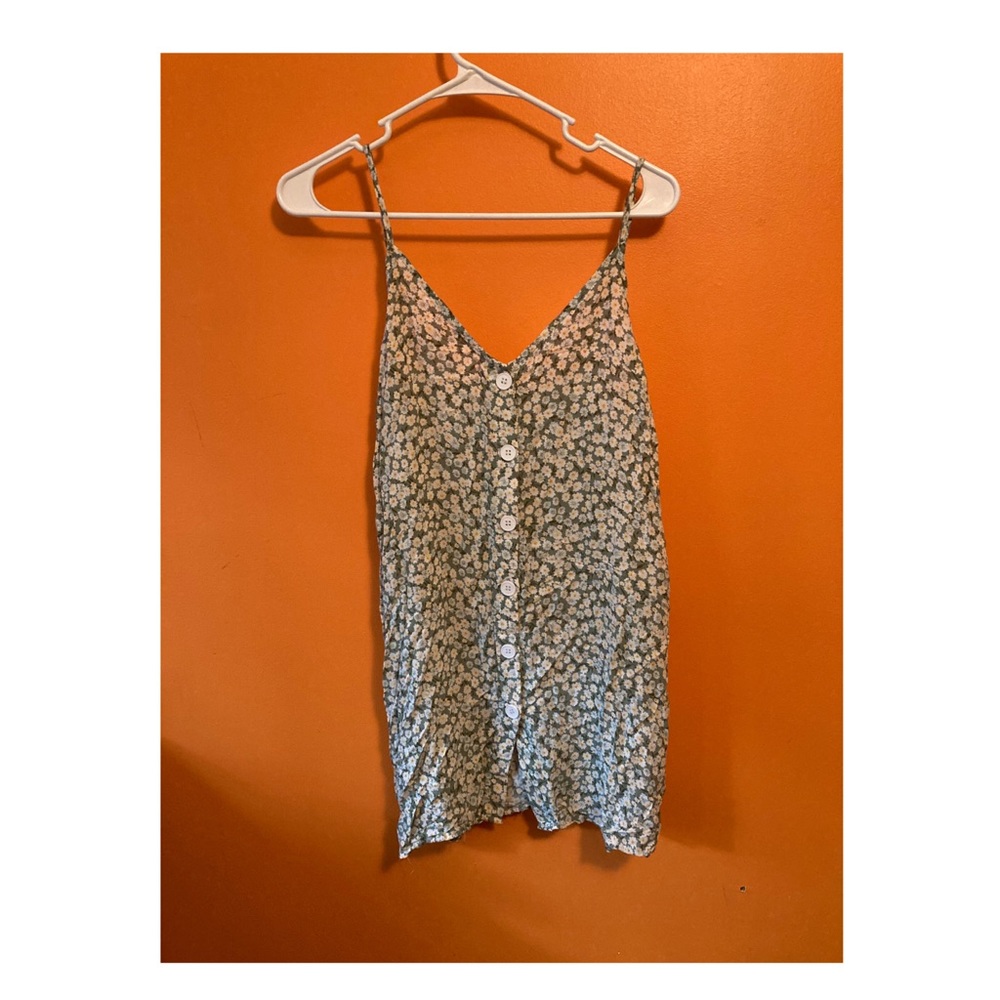 Floral print mini dress 🌿